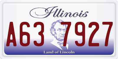 IL license plate A637927