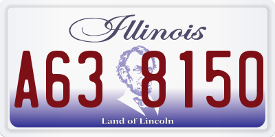 IL license plate A638150