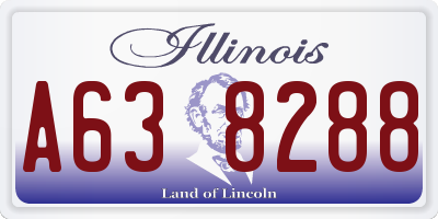 IL license plate A638288