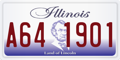 IL license plate A641901