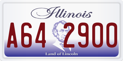 IL license plate A642900