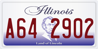 IL license plate A642902