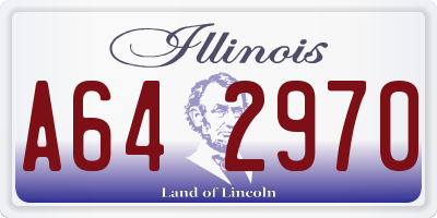 IL license plate A642970