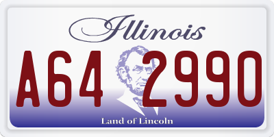 IL license plate A642990