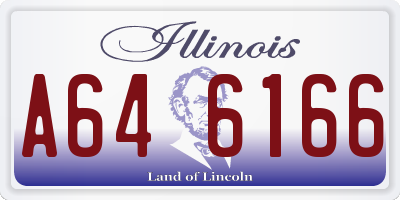 IL license plate A646166