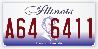 IL license plate A646411