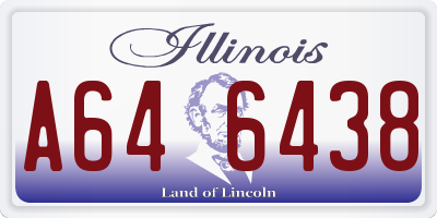 IL license plate A646438