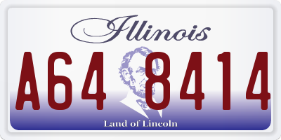 IL license plate A648414