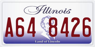 IL license plate A648426