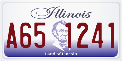 IL license plate A651241