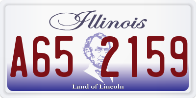 IL license plate A652159