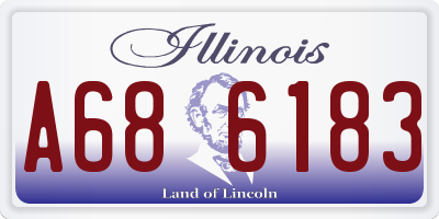 IL license plate A686183
