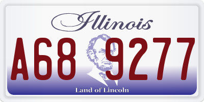 IL license plate A689277