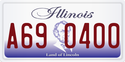 IL license plate A690400