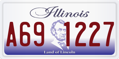 IL license plate A691227