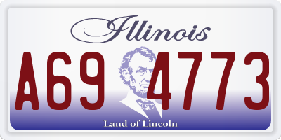 IL license plate A694773