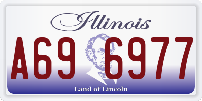 IL license plate A696977