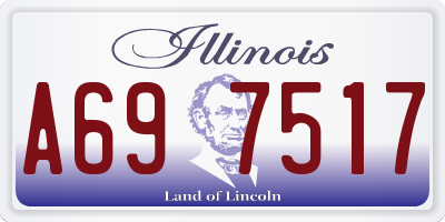 IL license plate A697517