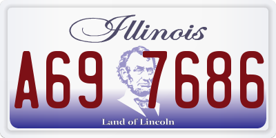 IL license plate A697686