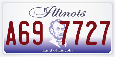 IL license plate A697727