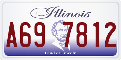IL license plate A697812