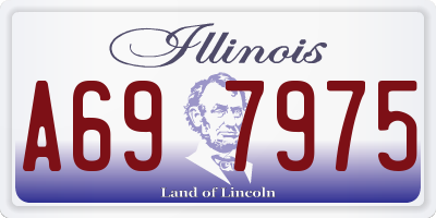 IL license plate A697975