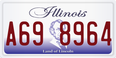 IL license plate A698964