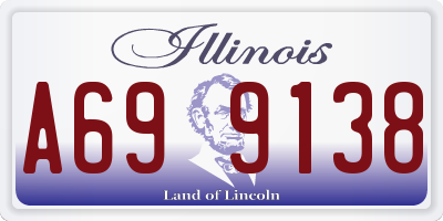 IL license plate A699138