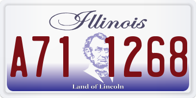 IL license plate A711268