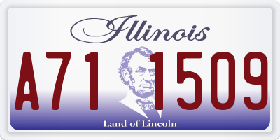 IL license plate A711509