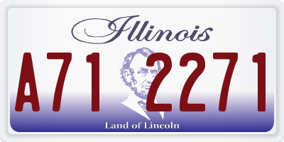 IL license plate A712271