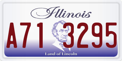 IL license plate A713295
