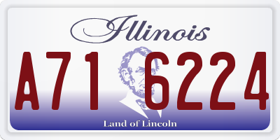 IL license plate A716224