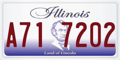 IL license plate A717202