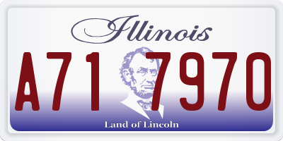 IL license plate A717970