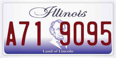 IL license plate A719095