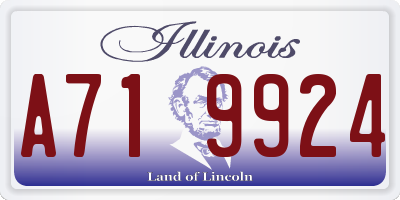 IL license plate A719924