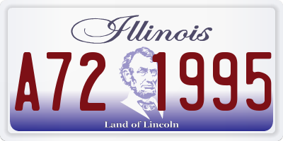 IL license plate A721995