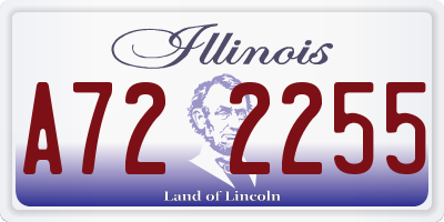 IL license plate A722255