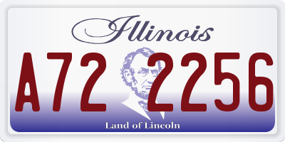 IL license plate A722256