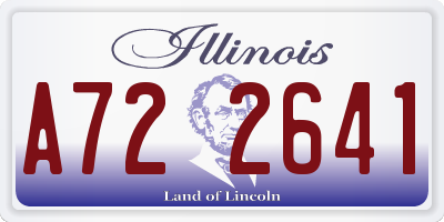 IL license plate A722641