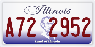 IL license plate A722952