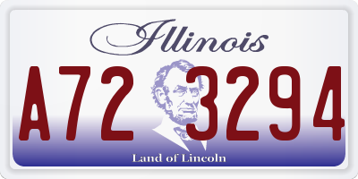 IL license plate A723294