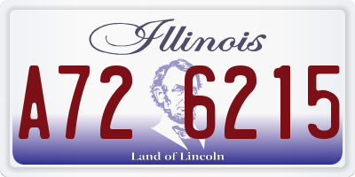 IL license plate A726215