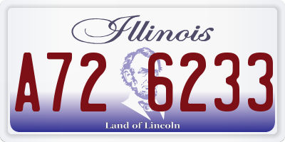 IL license plate A726233