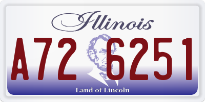IL license plate A726251