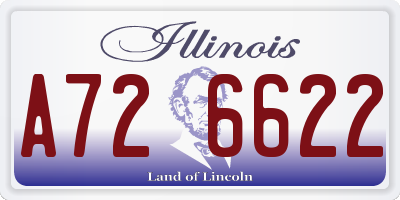 IL license plate A726622