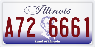 IL license plate A726661