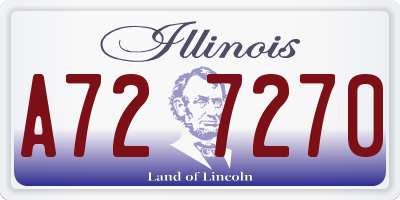 IL license plate A727270