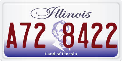 IL license plate A728422